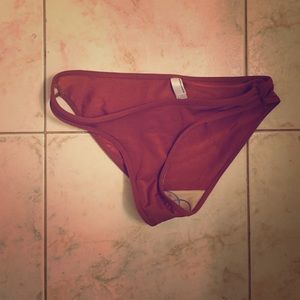 Copper metallic American Apparel bikini bottom