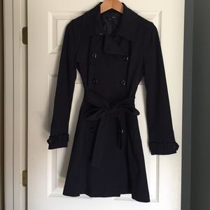 Navy Blue Trench Coat