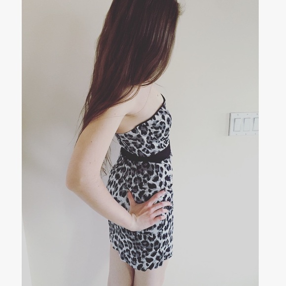 HPGuess leopard print cocktail dress - Picture 1 of 4