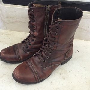Steve Madden women's combat boots