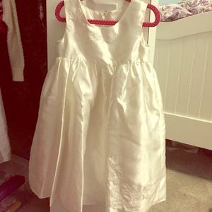 Girls white dress