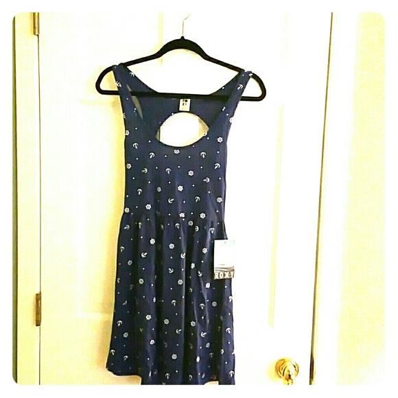 ROXY NWT Surfer-chic classic cotton summer dress