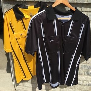 Soccer referee shirts