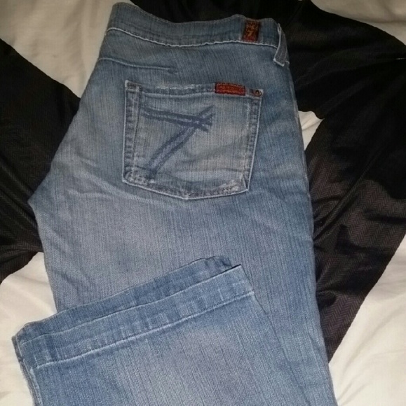 7 for all mankind capris