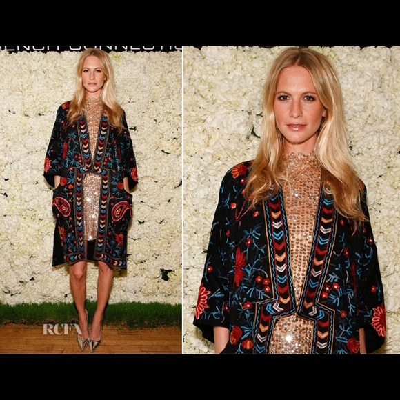 French Connection embroidered kimono