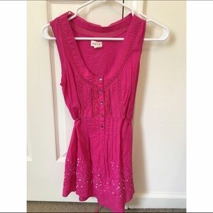 Anthropologie sequin tank