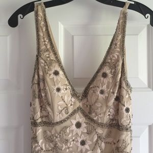 Sue Wong Floor Length Beaded Gown