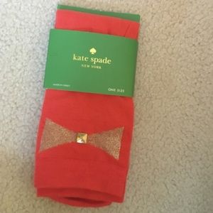 Kate Spade maraschino knee high socks