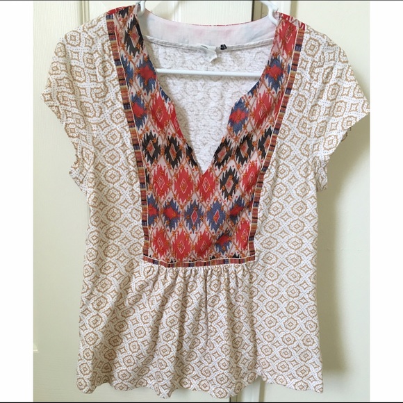 Anthropologie soft short sleeve shirt