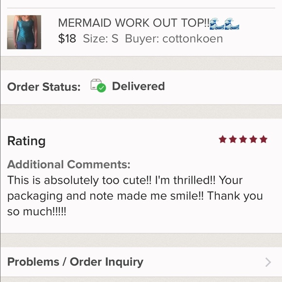 MERMAID WORK OUT TOP!!🌊🌊 - Picture 5 of 5