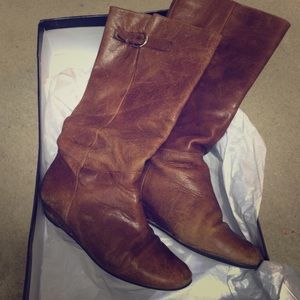 Steve Madden Intyce Cognac Boots