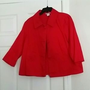 Red Dressbarn "jacket"