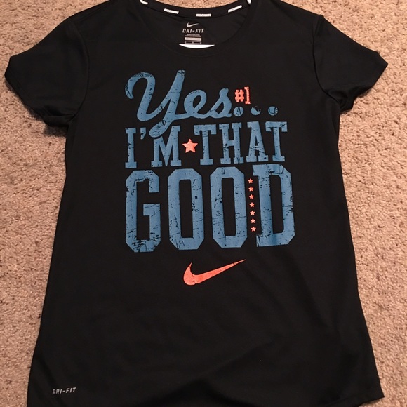 Women's Nike Dryfit tee, never worn, size M