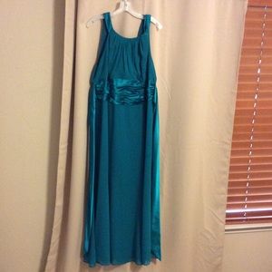 Teal Bridesmaid Dress