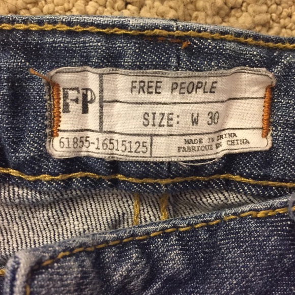 Free People jean shorts - Picture 2 of 3