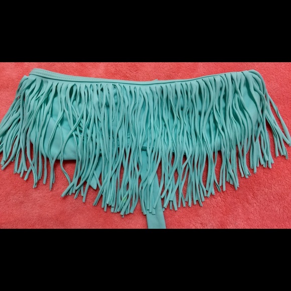 Fringe swim top
