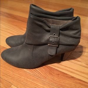 Grey ankle boots