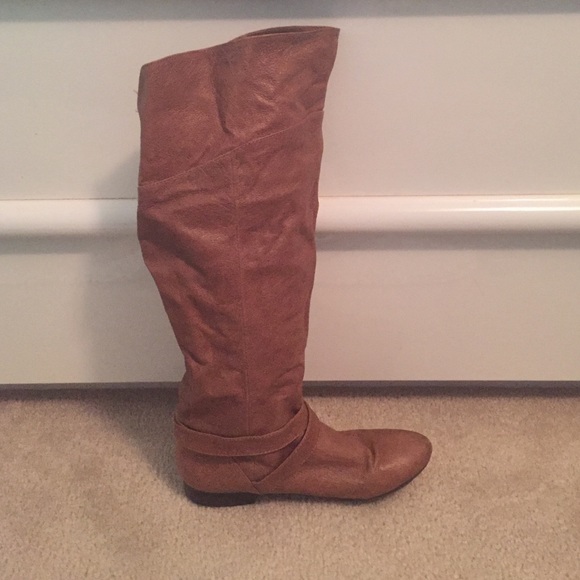 Chinese Laundry Leather knee boots
