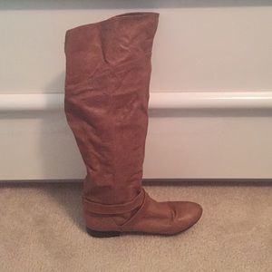 Chinese Laundry Leather knee boots