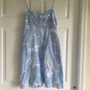 Vineyard Vines Sky blue and white sundress