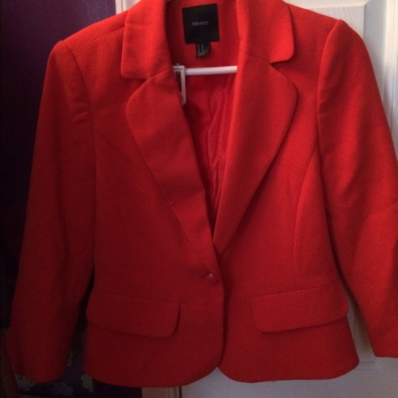 Red blazer