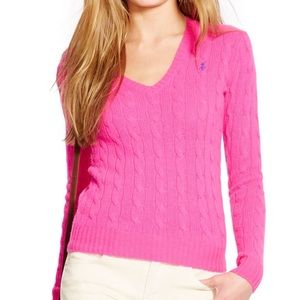Ralph Lauren Cable V-Neck Sweater