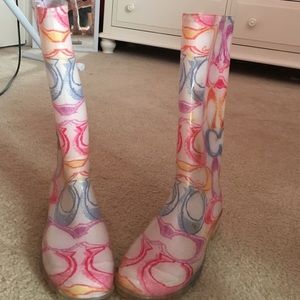 Coach rain boots!