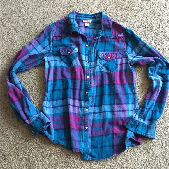Mossimo flannel with snaps