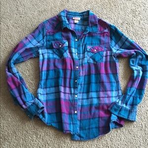 Mossimo flannel with snaps