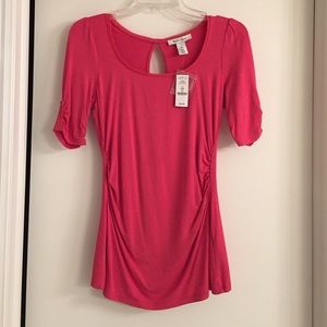 White House black market pink top
