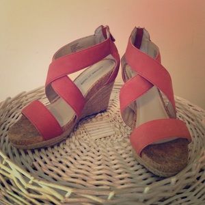 Coral Adrienne Vittadini shoes.