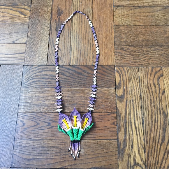 SOLD! Calla Lily necklace - Picture 3 of 4