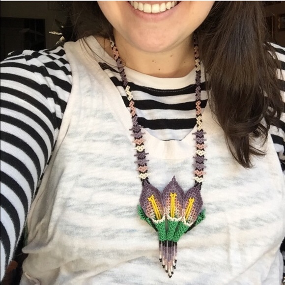 SOLD! Calla Lily necklace - Picture 2 of 4