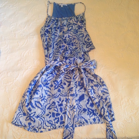 Collective Concepts Dresses & Skirts - Blue and white sundress