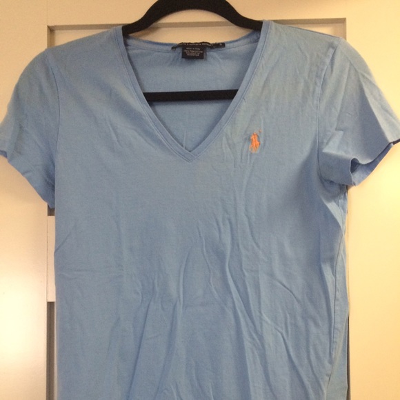 V-neck polo