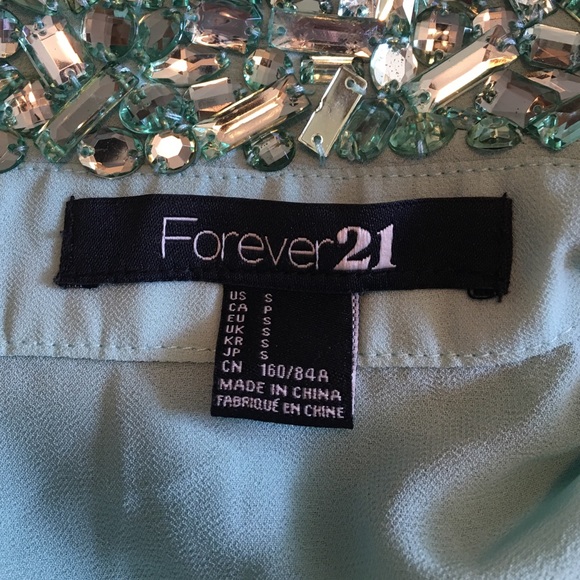 Sold! Blingy forever 21 button up blouse - Picture 4 of 4