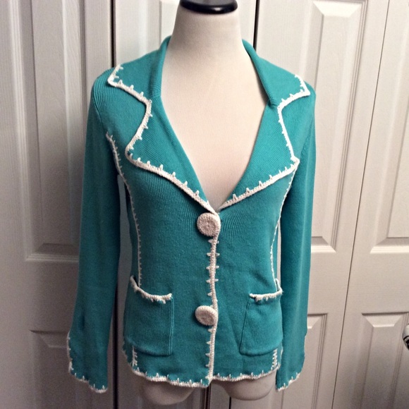 Curio Turquoise Cardigan
