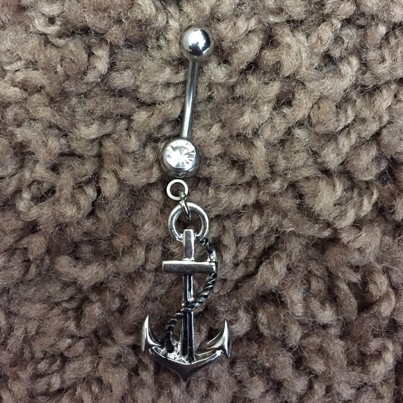 Anchor Belly Ring