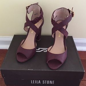 New, chunky heels size 5.5