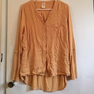 Golden xl women's top