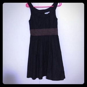 Black fit and flare cocktail dress