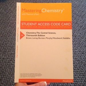 Mastering Chemistry Access Code Card