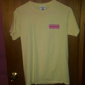 Simply Southern collection yellow tee