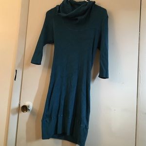 Size 2x women's turquoise sweater dress