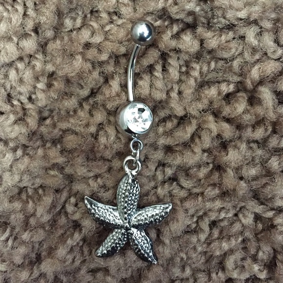 Star Fish Belly Button Ring Jewelry