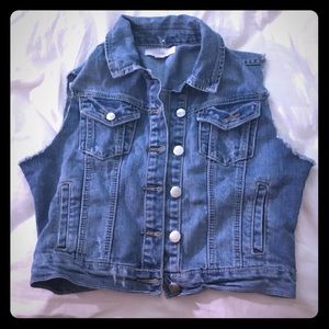 Demin Jean Jacket Vest