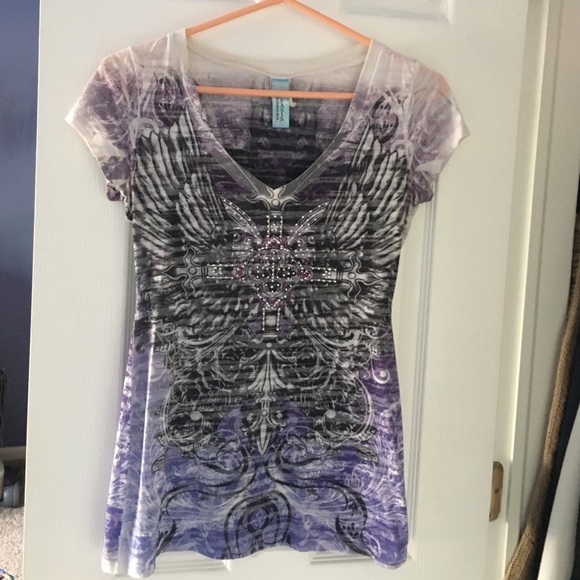 Purple shirt