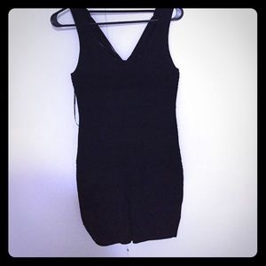 Little black bondage dress