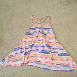 Striped American Eagle flowy tank top
