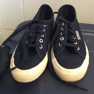 Blue black Superga sneakers
